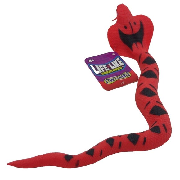 Cobra Snake Life-Like Imperial Squishy Ja-Ru Toy Figure Creatures Stretchable 4+ - Picture 2 of 16
